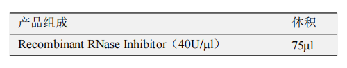 Recombinant RNase Inhibitor產品包裝