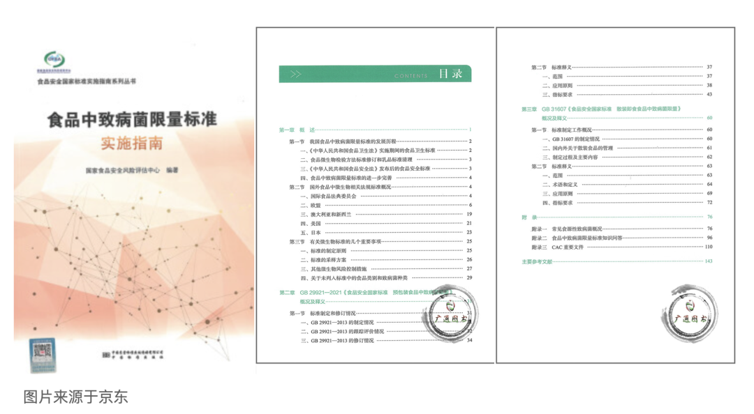食品中致病菌限量標(biāo)準